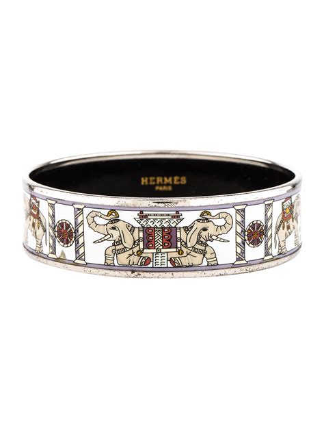 how much is a hermes bangle|Hermes enamel bracelets on sale.